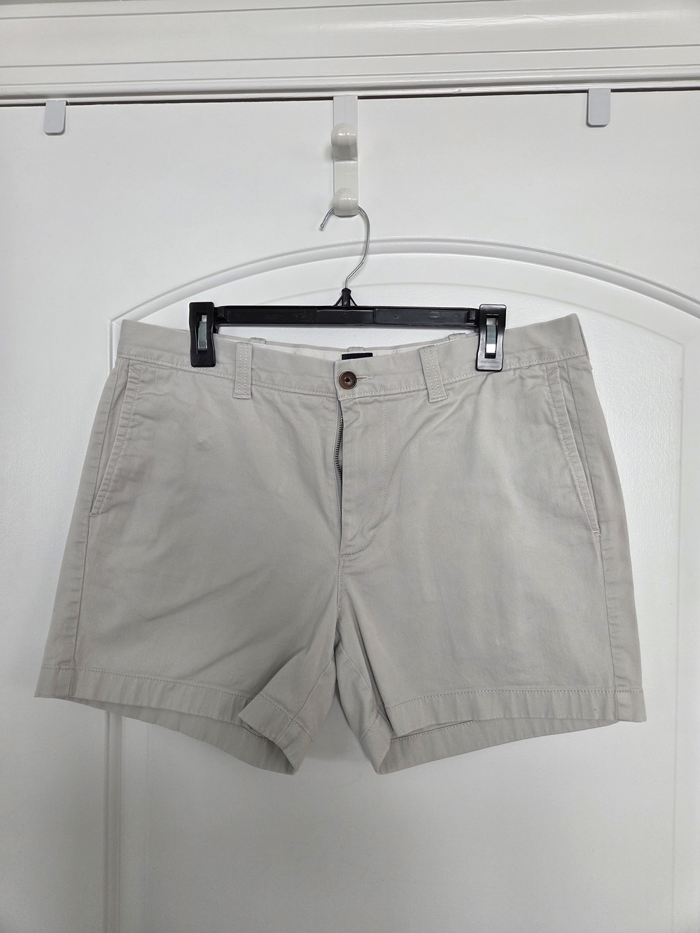 J. Crew Factory Men's Flat Front Shorts - Bone Color